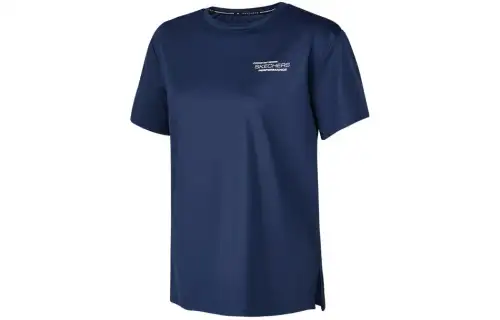 Skechers T Shirt Women's Marine Collegiate Blue