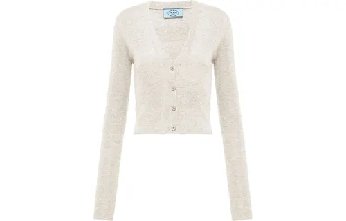 PRADA Slim Fit Knitwear Women's Beige