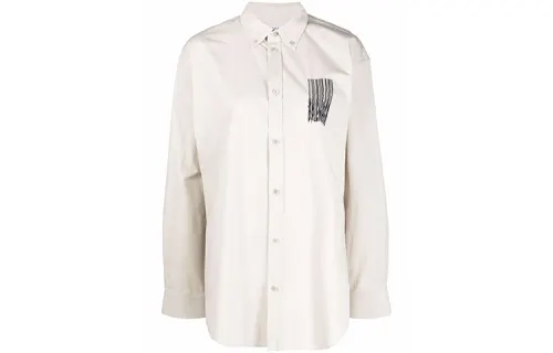 Balenciaga Button Down Shirt 'Cement Grey'