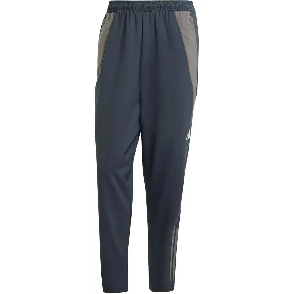 Adidas Real MadridTiro 24 FW24 Competition Presentation Tracksuit Bottoms Soccer Bottom Men's Charcoal Gray