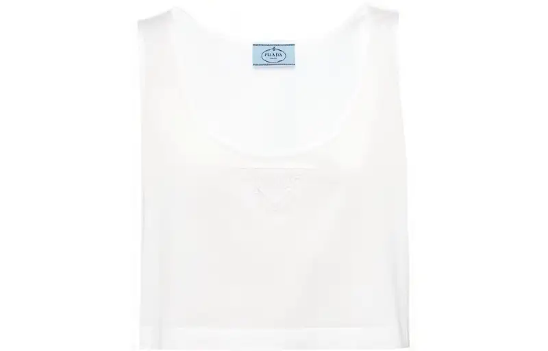PRADA SS22 Tank Top Women's White