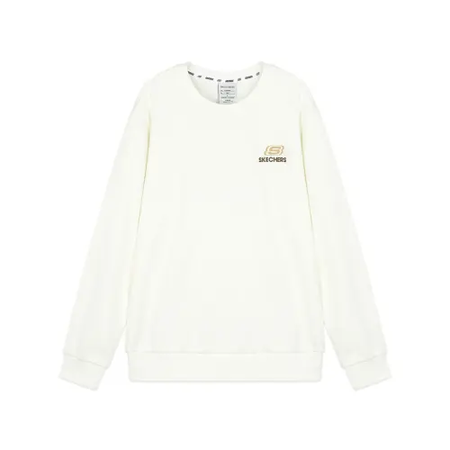 Skechers Colorful Sweatshirt Women's Marshmallow White