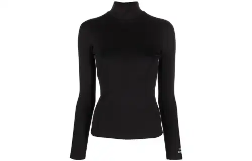 Balenciaga 3B Sports Icon Turtleneck Shirt Black