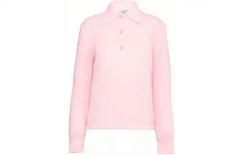 PRADA FW21 Polo Shirt Women's Petal Pink