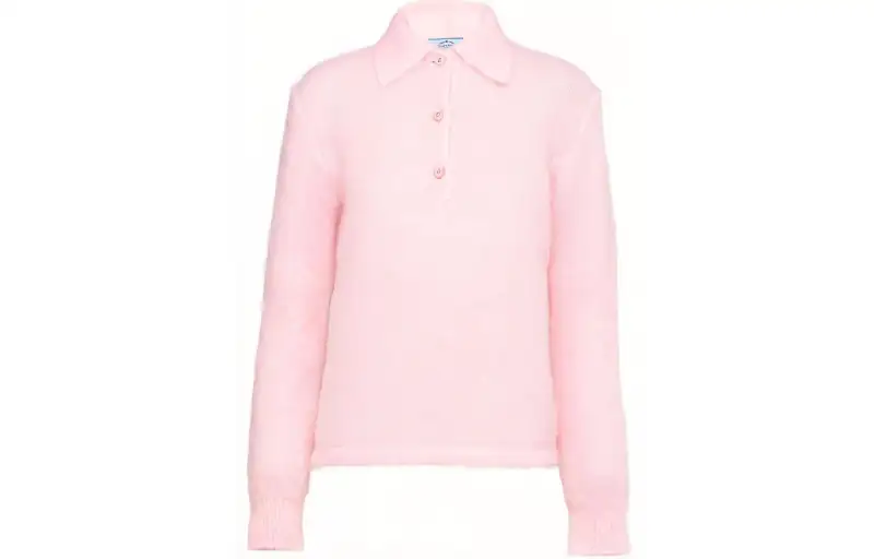 PRADA FW21 Polo Shirt Women's Petal Pink