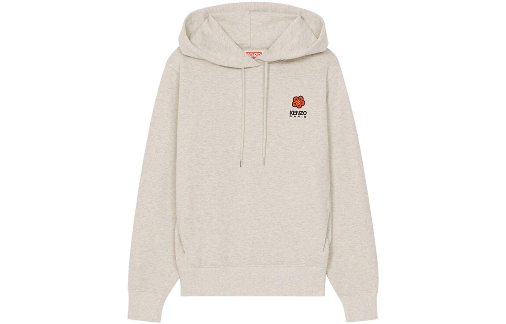 【Previous Season】Boke Flower-patch cotton hoodie