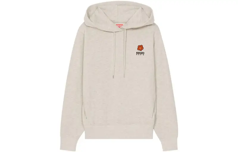 【Previous Season】Boke Flower-patch cotton hoodie