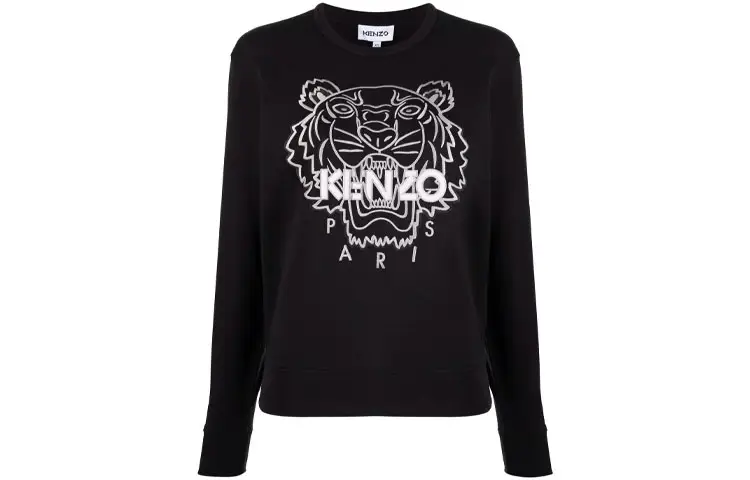 Kenzo Tiger-embroidered sweater
