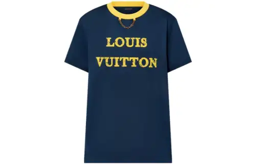 LOUIS VUITTON SS23 T Shirt Women's Navy Blue