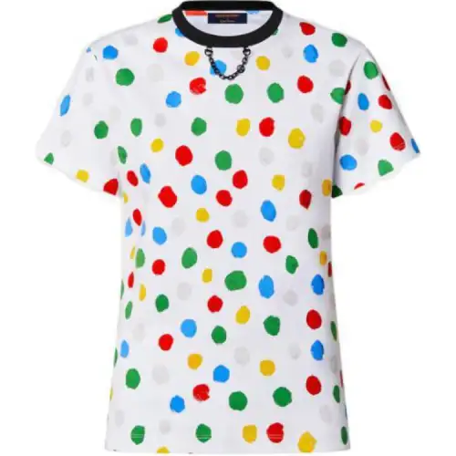 LOUIS VUITTON X Yayoi Kusama Painted Dots T Shirt White