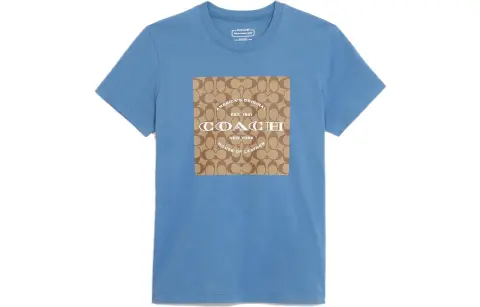 COACH SS23 T Shirt Women's Blue
