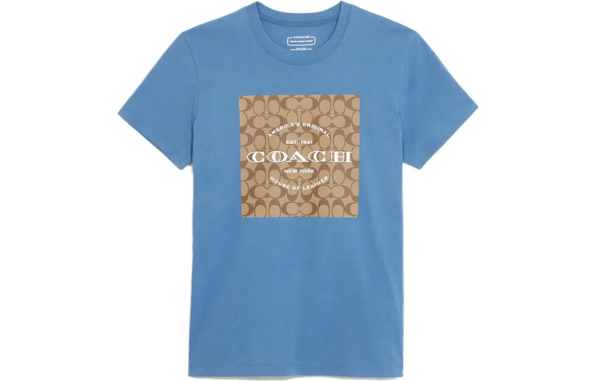 COACH SS23 T Shirt Women's Blue