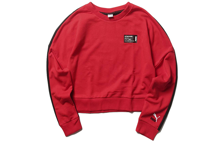 PUMA Culture Maker Crew Sweatshirt Women's Red