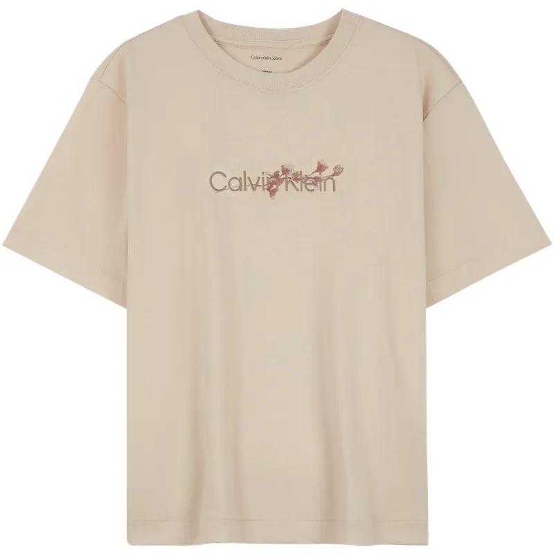 CALVIN KLEIN T Shirt Women's C7P Warm Sand