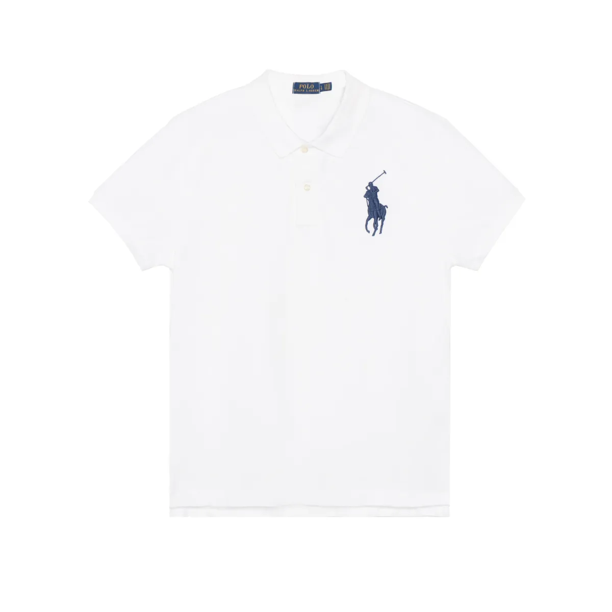 Polo Ralph Lauren Big Pony SS22 Polo Shirt Tight Fit Version Women's White