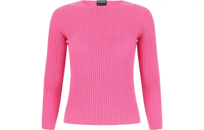 Balenciaga Crewneck Long Sleeved Knitted Sweater