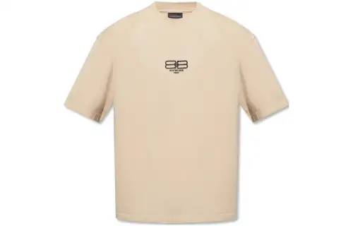 Balenciaga Medium Fit T Shirt 'Beige'