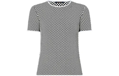 LOUIS VUITTON Micro Check Knit Top