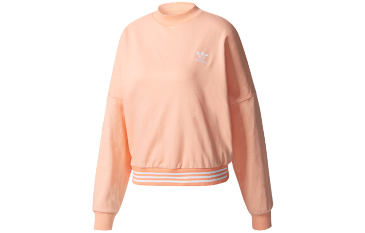 Женское худи adidas originals Sweater Graphic (оранжевое) — фото 1