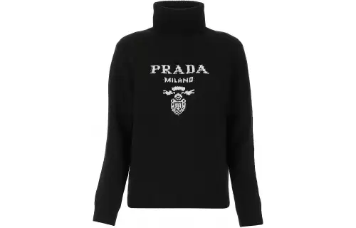 PRADA FW21 Cashmere Sweater Women's Black