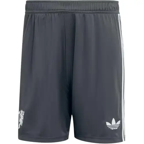 Adidas Originals SS24 Manchester United 24/25 Soccer Bottom Men's Carbon
