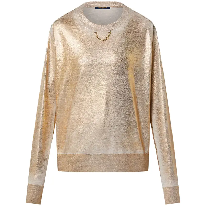 LOUIS VUITTON Metallic Pullover
