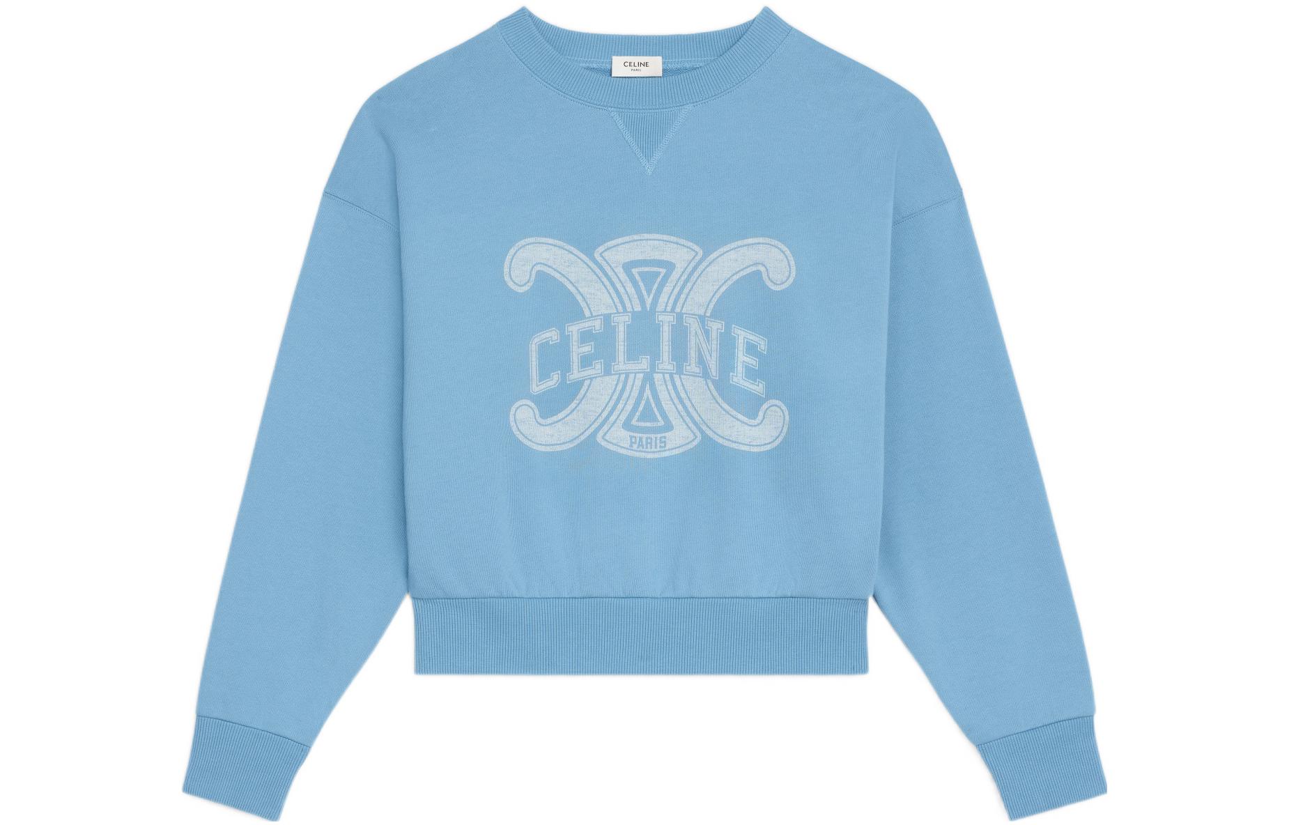 CELINE FW22 Sweatshirt Women's Blue