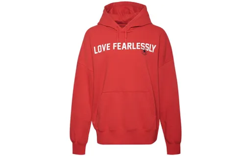 Converse Progress 2.0 Sweatshirts Women's Red Hooded Moderate Regular