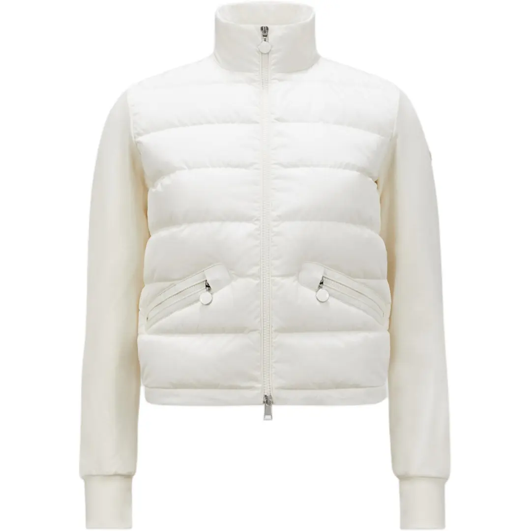 Moncler Panelled Zip-Up Puffer Jacket