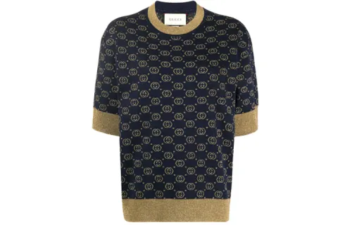 【Previous Season】Interlocking G jacquard-knit top
