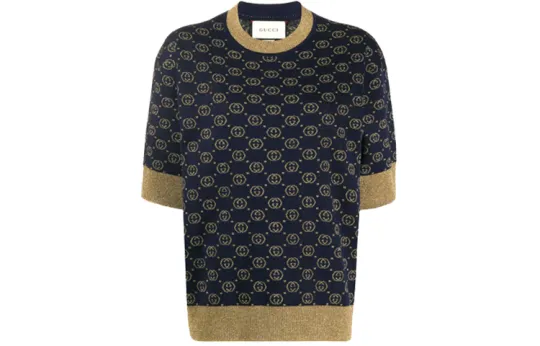 【Previous Season】Interlocking G jacquard-knit top