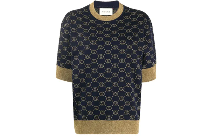 【Previous Season】Interlocking G jacquard-knit top