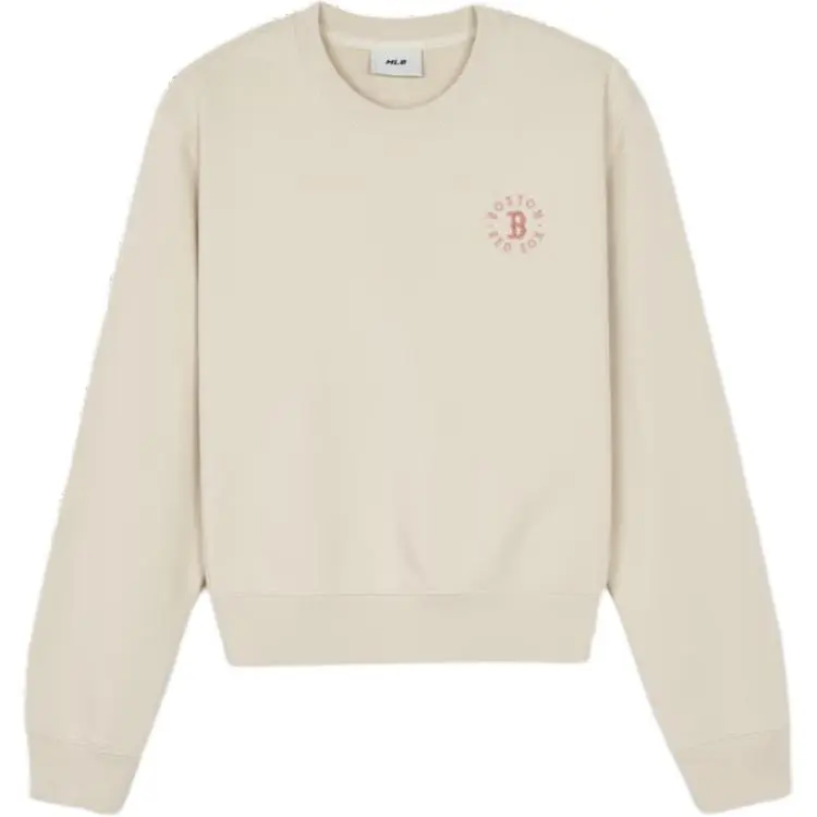 MLB Basic Boston Red Sox Sweatshirt Women's Dark Cream