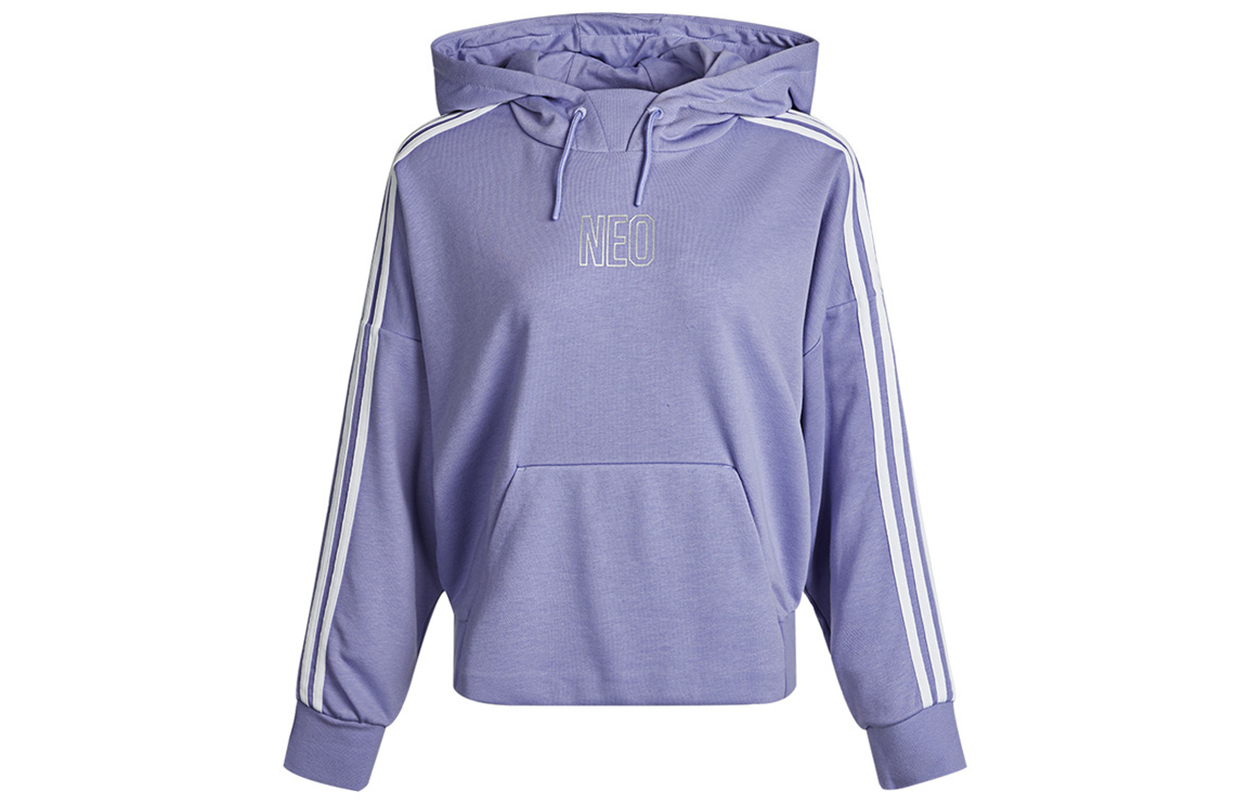 Женское худи adidas neo (бледно-фиолетовое) — фото 1