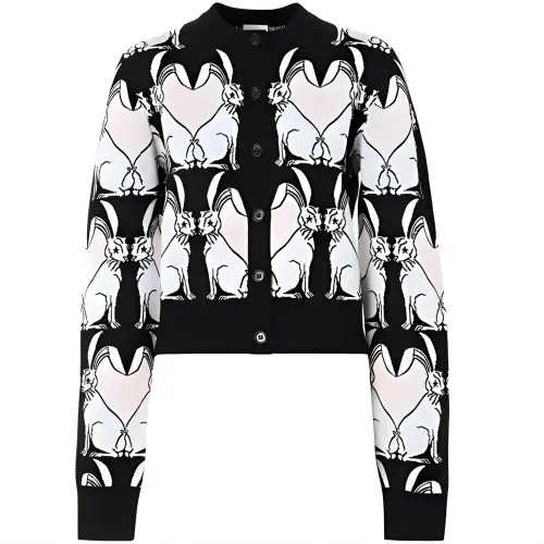 Burberry SS23 The Year Of The Rabbit Sweater Women's Black