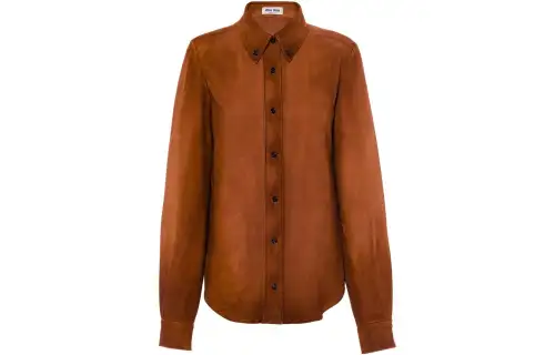 MIU MIU SS22 Shirt Women's Umber