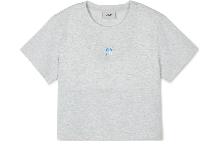 Женская футболка MLB LOGO T (серая)