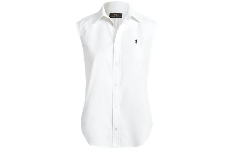 Polo Ralph Lauren SS22 Shirt Loose Fit Women's White
