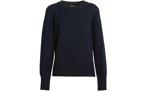 Burberry Cashmere Sweaters Women's Blue Crew Neck Moderate