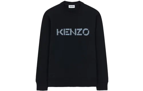 KENZO Sweatshirts Women's Black Crew Neck Moderate Regular