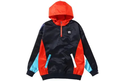 A BATHING APE Sweatshirts Women's Black Hooded Moderate Regular