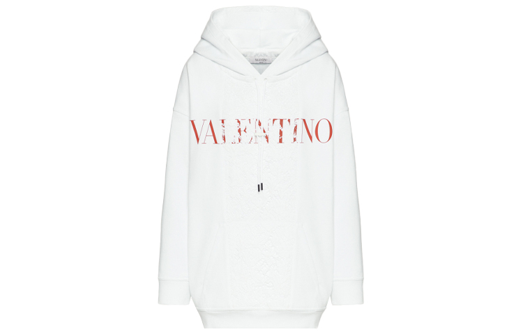 Женское худи Valentino (белое)