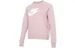 Nike Sweatshirts Women's Dusty Pink Crew Neck Moderate Regular
