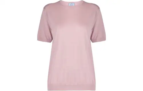 PRADA Knitwear Women's Pink Crew Neck Moderate Other