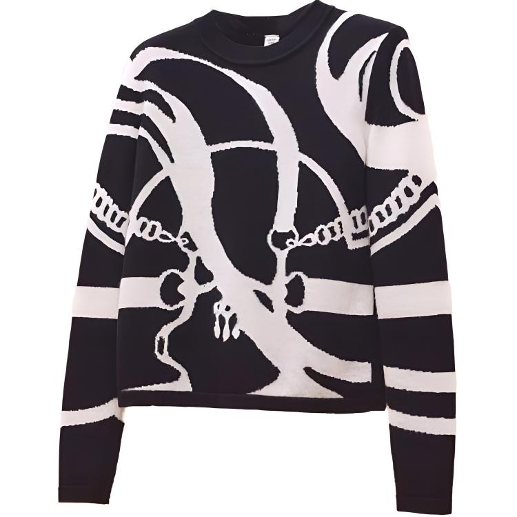 Женский свитер Hermes FW22 (черный)