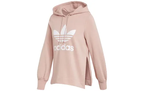 Adidas Originals Sweatshirts Women's Pink Hooded Moderate Regular