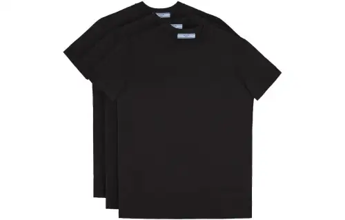 PRADA T Shirts Women's Crew Neck Moderate Straight Fit
