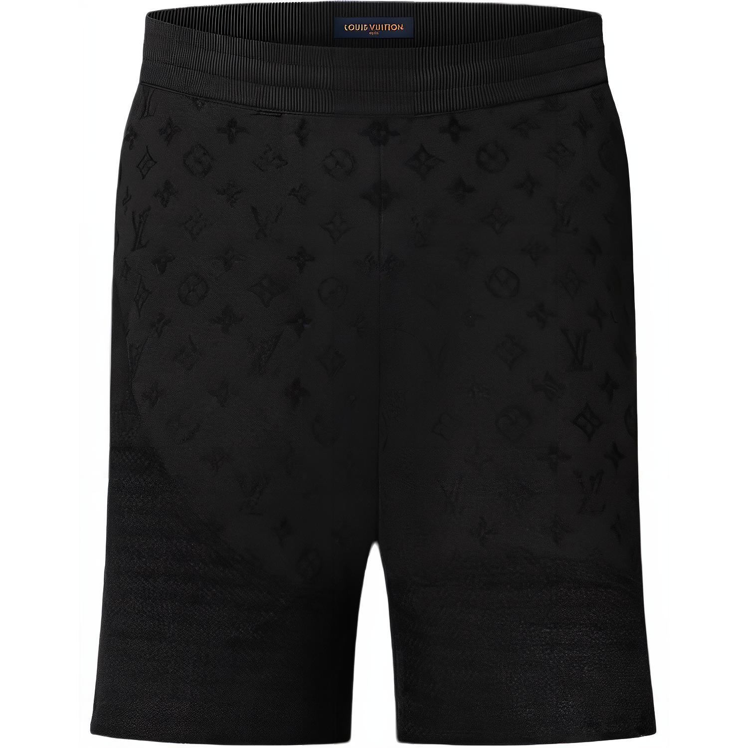 Мужские шорты Louis Vuitton (черные)