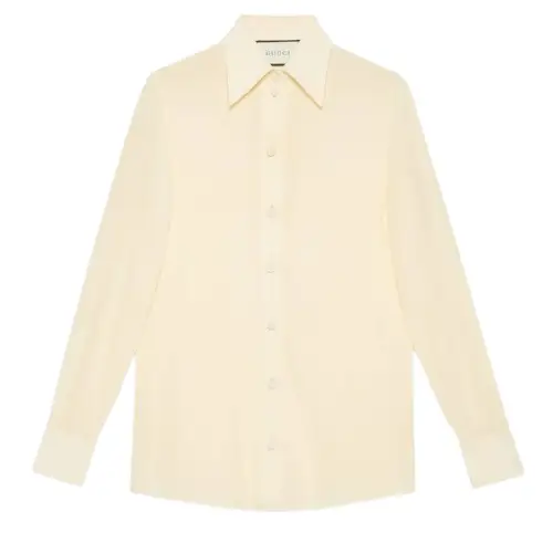 GUCCI Silk Blouse White