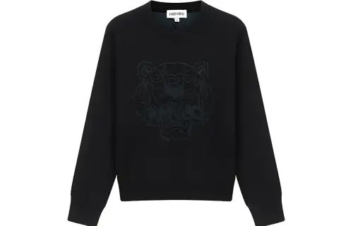 KENZO Knitwear Women's Black Crew Neck Moderate